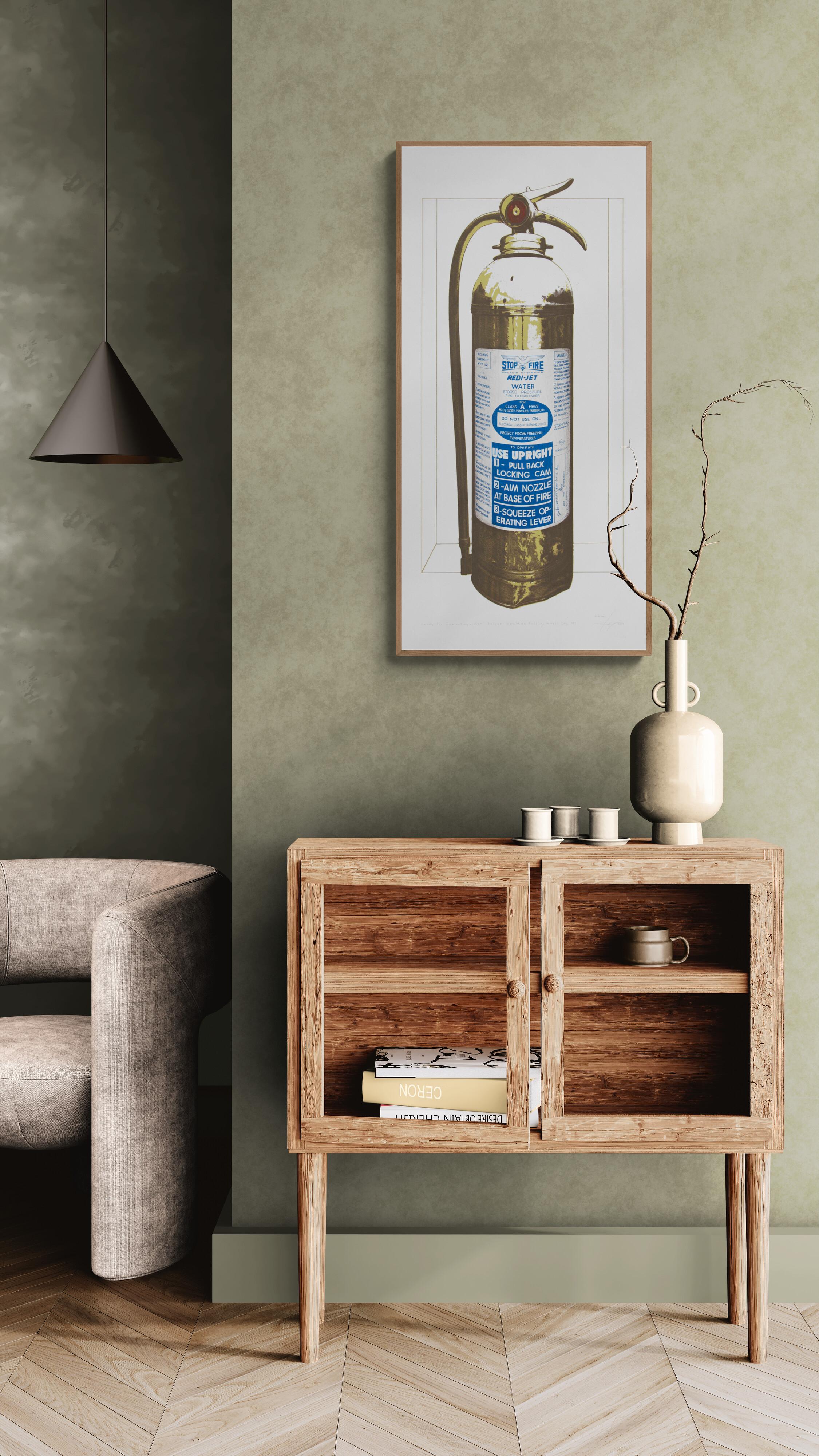 Study for Fire Extinguisher: Belger Warehouse Building (26% OFF LIST PRICE) - Print by Patrick Duegaw