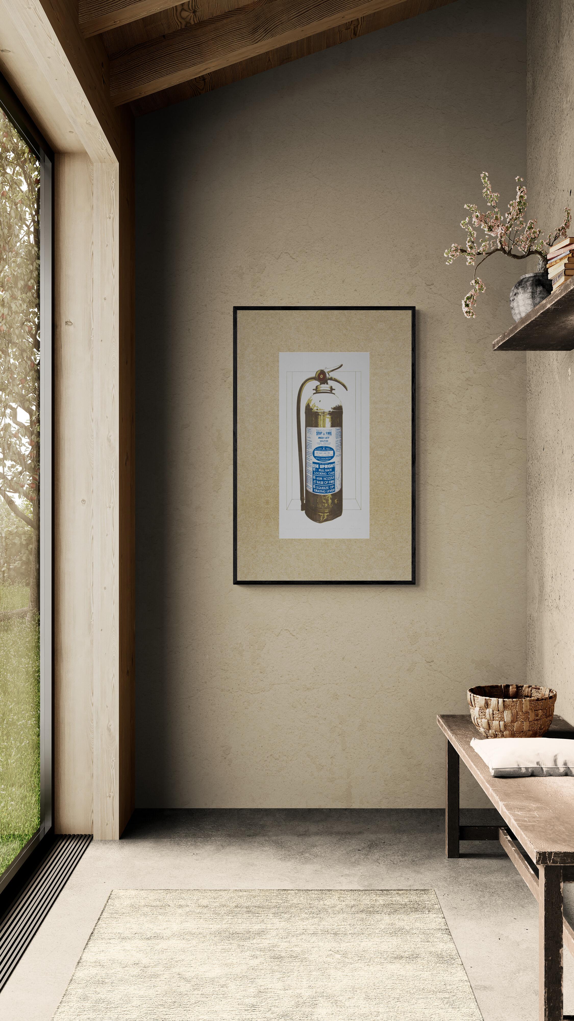 Study for Fire Extinguisher: Belger Warehouse Building (26% OFF LIST PRICE) - Contemporary Print by Patrick Duegaw