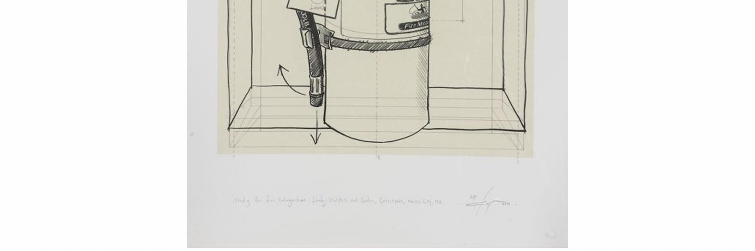 Study for Fire Extinguisher: Leedy-Voulkos Art Center (26% OFF LIST PRICE) For Sale 2