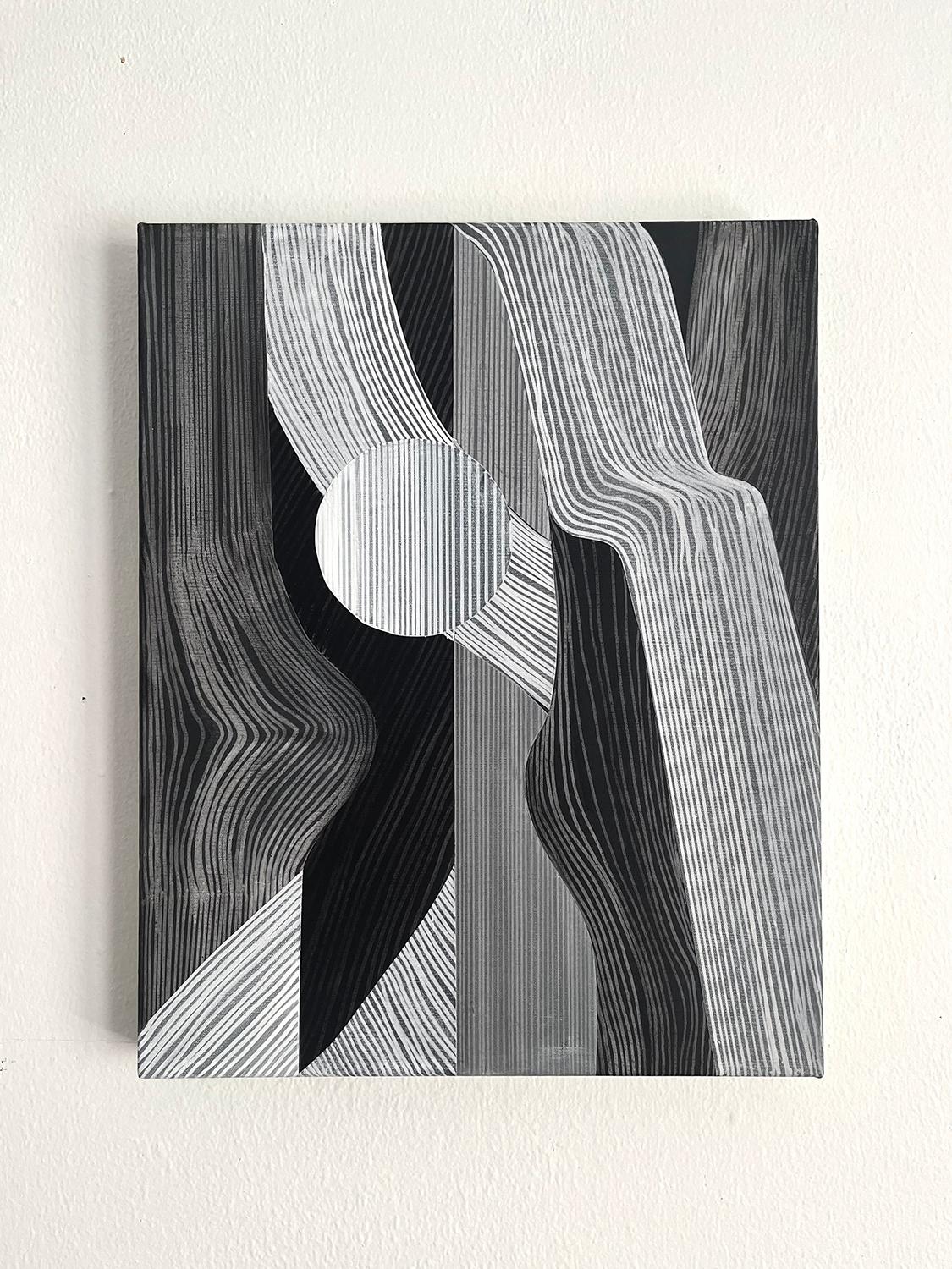 Aurora Forward, peinture abstraite - Abstrait Painting par Patrick Duffy