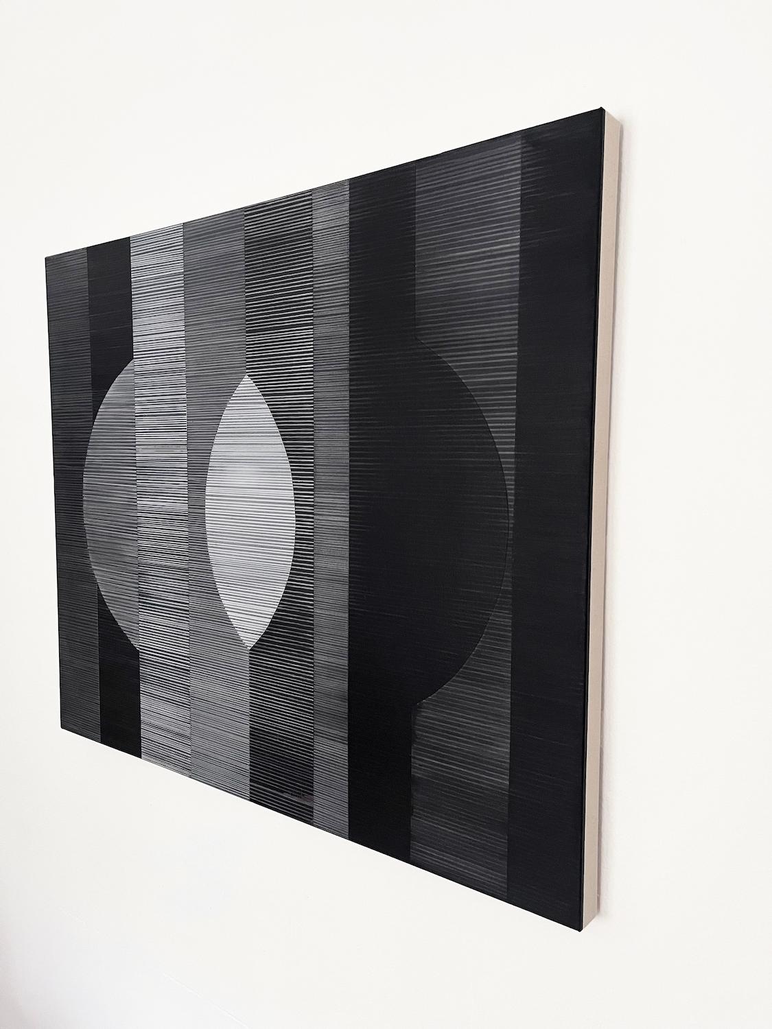 Echi di luce, pittura astratta - Painting di Patrick Duffy