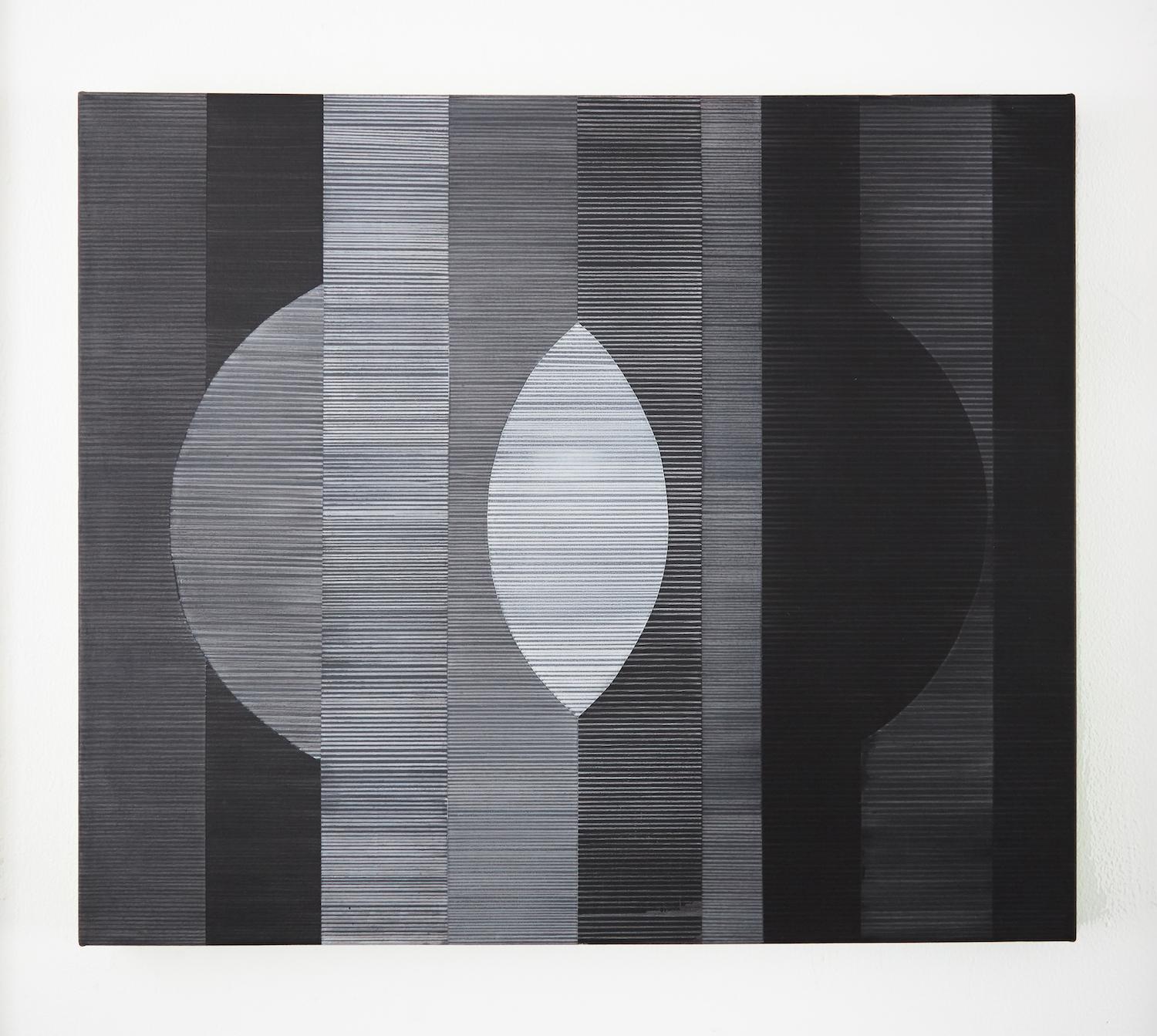 Echi di luce, pittura astratta - Painting Astratto di Patrick Duffy