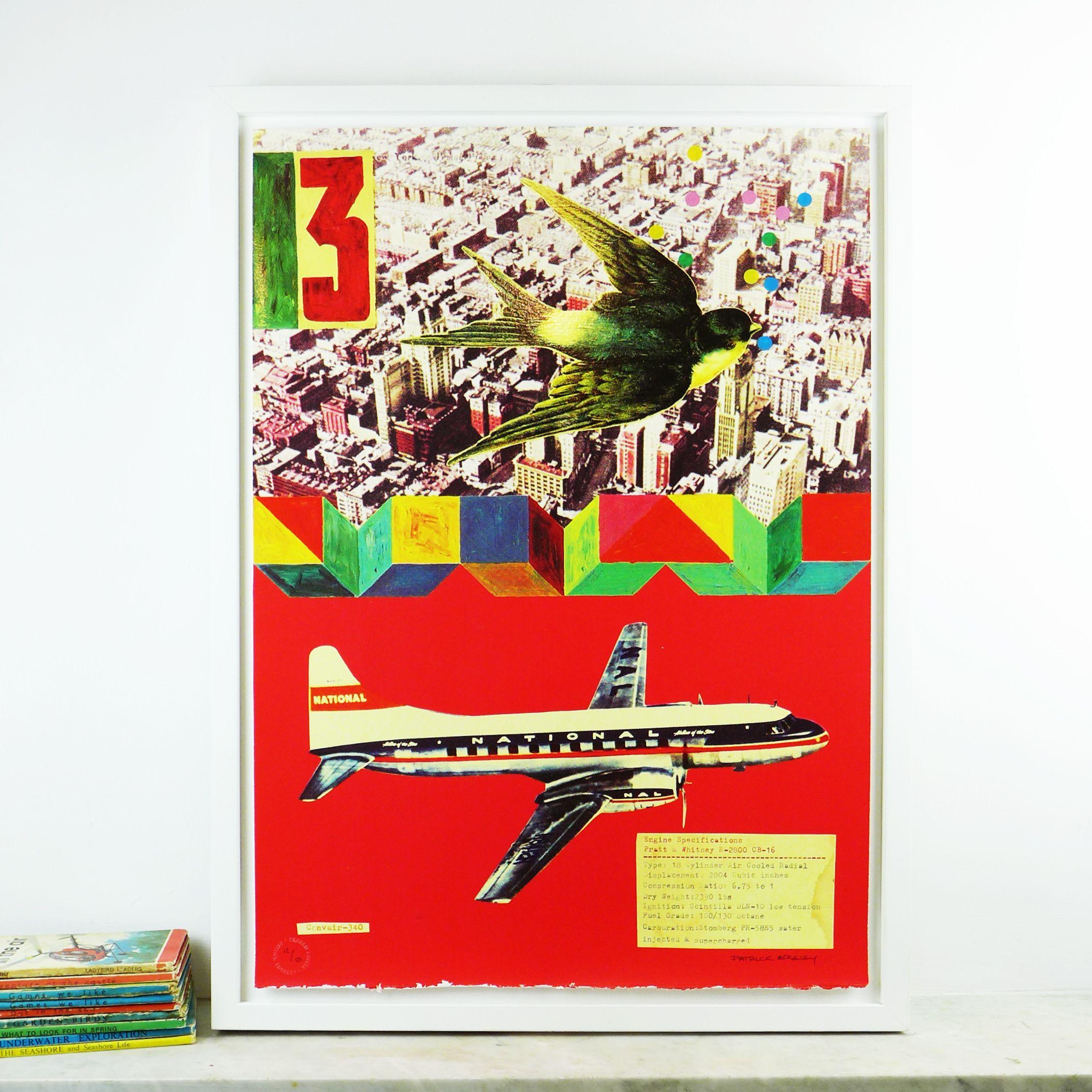 Flight 3, Hand Printed Work, Screen For Sale 1