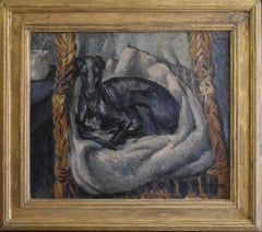 Un lurcher confortable