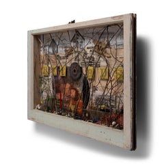 "Birdland (I am the Bowerbird)" Mixed-Media Retablo