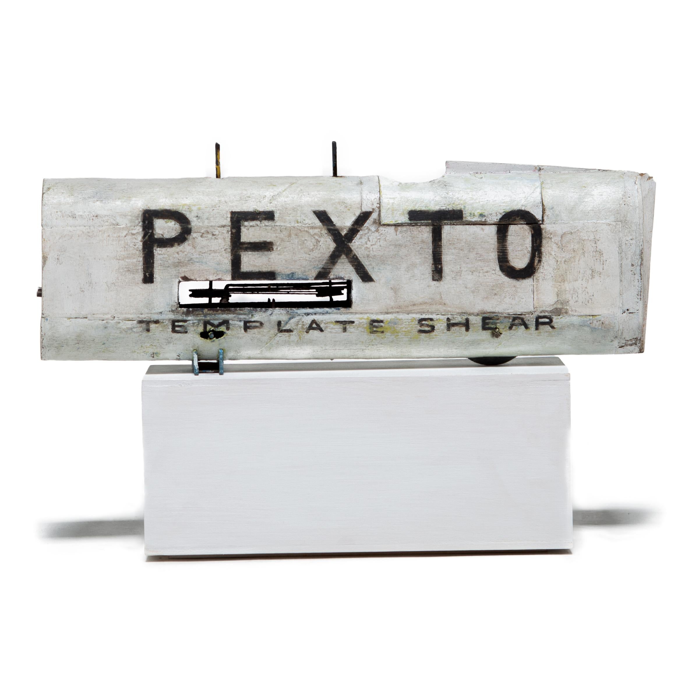 „Pexto Car“, Skulptur in Mischtechnik, 2019 – Sculpture von Patrick Fitzgerald