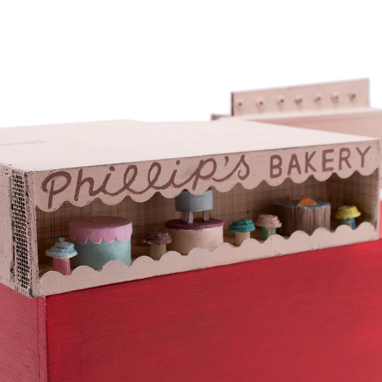 Phillips Bakery Car - Outsider Art Sculpture by Patrick Fitzgerald