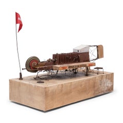 "Steel City Dragster" Mixed-Media Sculpture