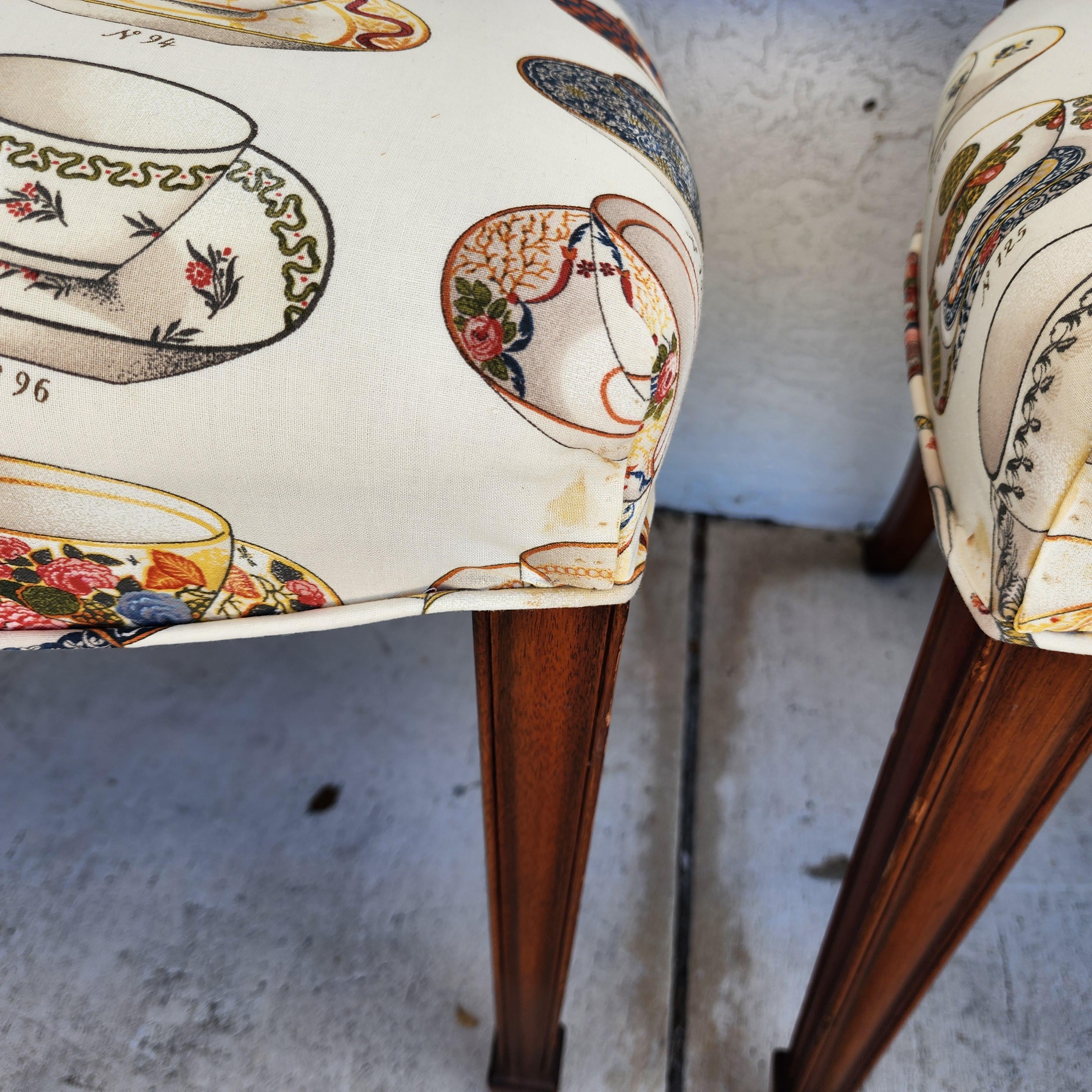 Patrick Frey Georgian Sweetheart Dining Chairs 11