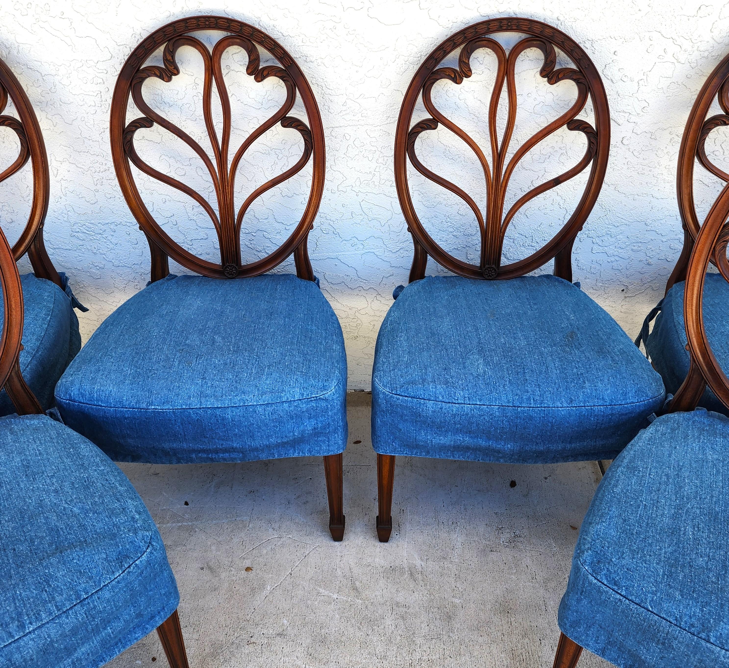 Patrick Frey Georgian Sweetheart Dining Chairs 2