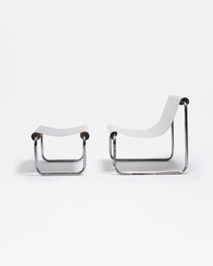 Patrick Gingembre, Sillón bajo y reposapiés, Francia, años 70