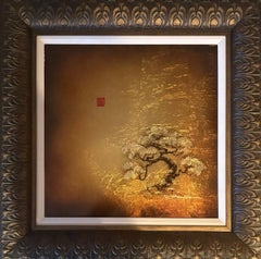 “Golden Tree w/ Red Chop Painting”