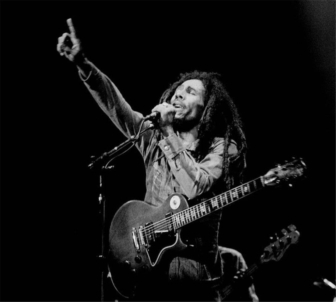 Patrick Harbron Black and White Photograph - Bob Marley, 1978