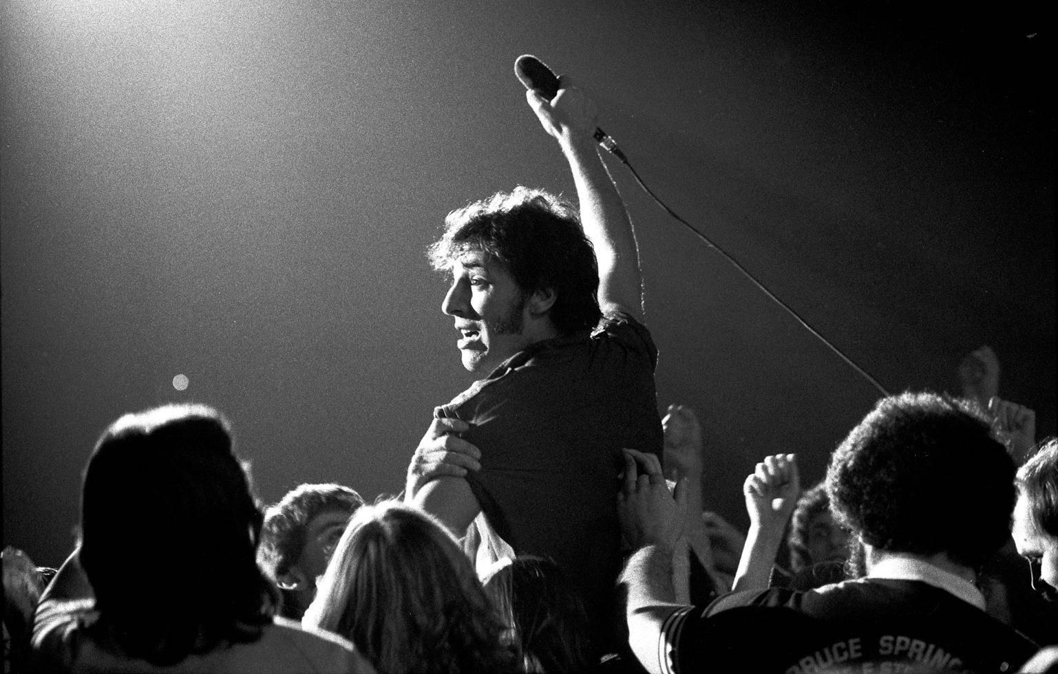 Patrick Harbron Black and White Photograph - Bruce Springsteen, Toronto, Canada, January, 1981