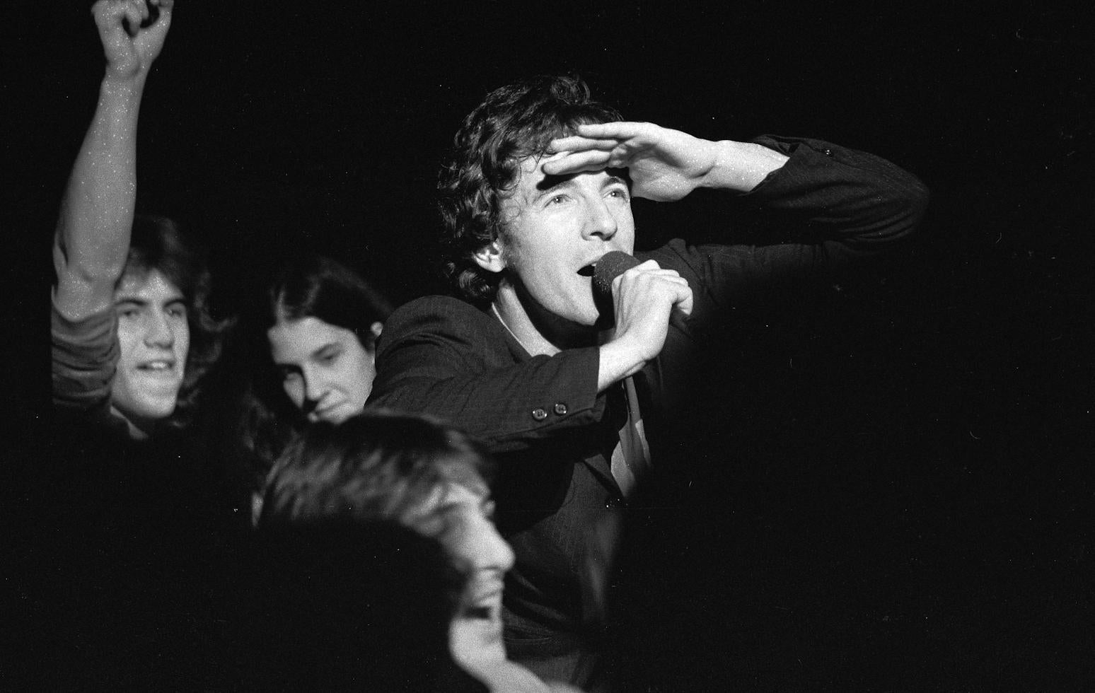 Patrick Harbron Black and White Photograph - Bruce Springsteen, Toronto, Canada, November, 1978
