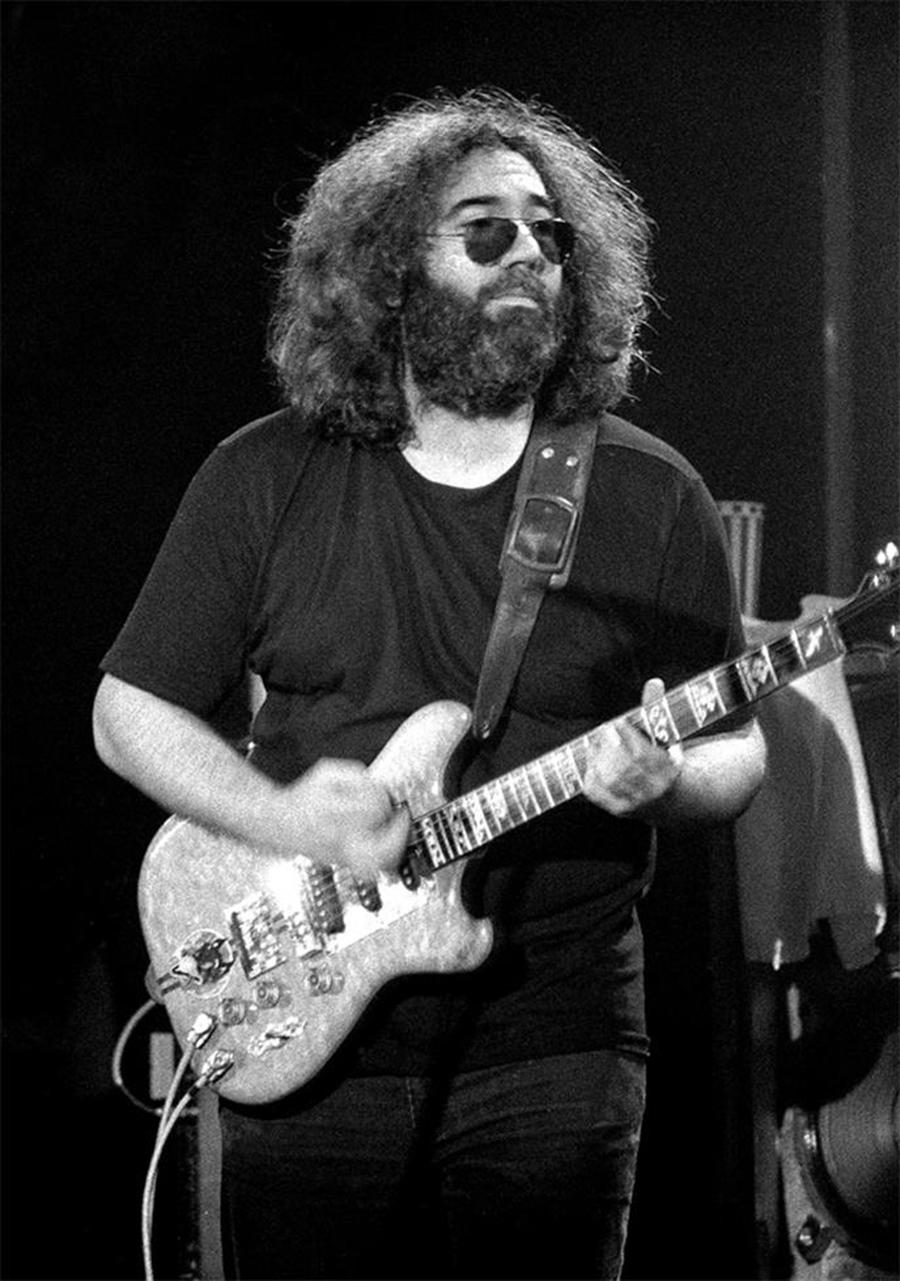 Patrick Harbron Black and White Photograph - Jerry Garcia, The Grateful Dead