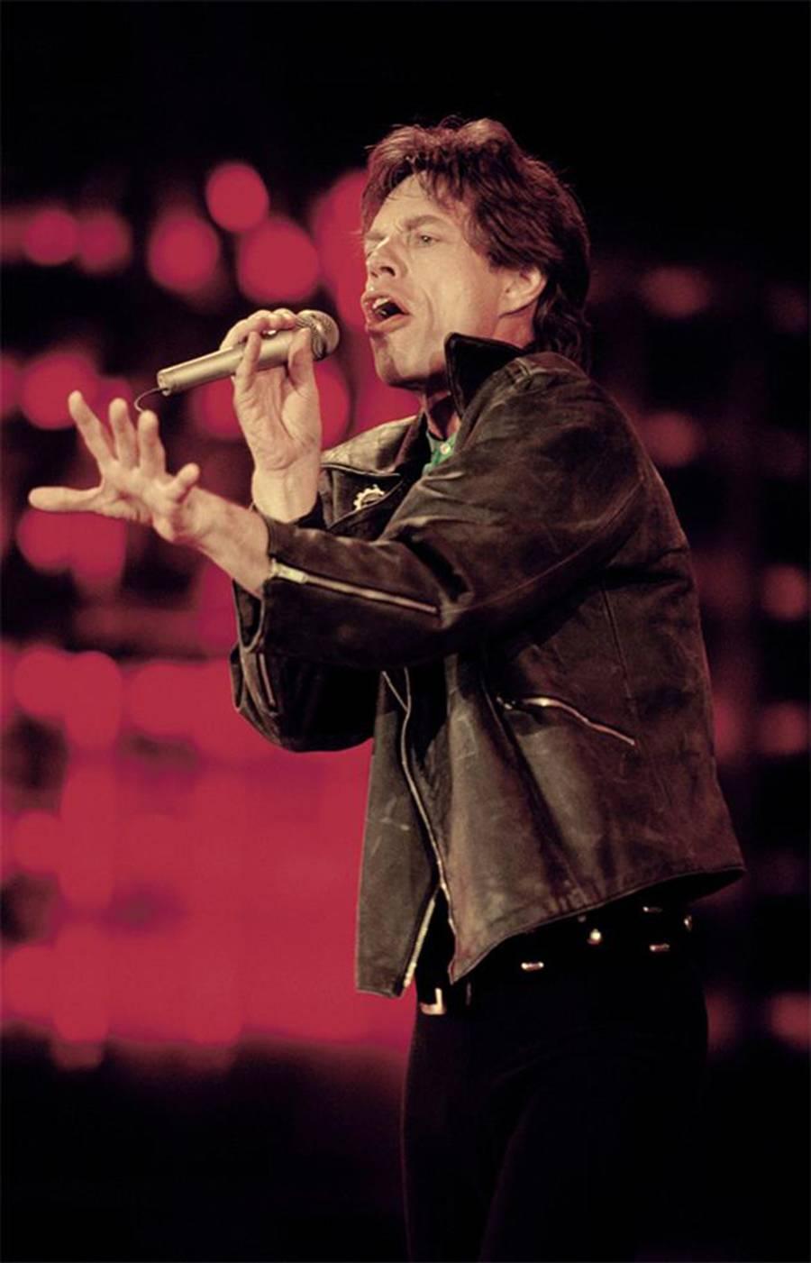 Patrick Harbron Color Photograph - Mick Jagger, 1989