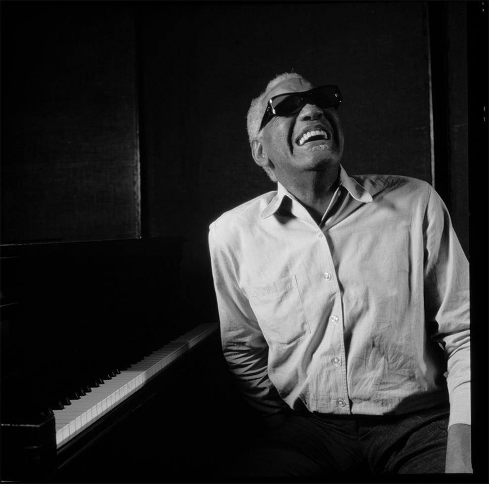Black and White Photograph de Patrick Harbron - Ray Charles