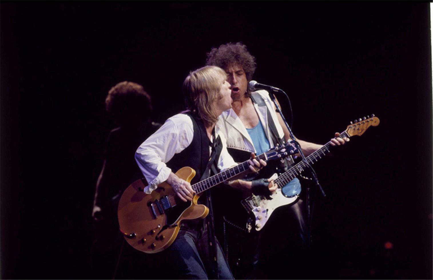 Patrick Harbron Color Photograph - Tom Petty & Bob Dylan, 1986