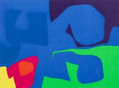 Gennaio 1973 : 19 (Biglietto di Natale DRU), 1976 - Serigrafia astratta colorata