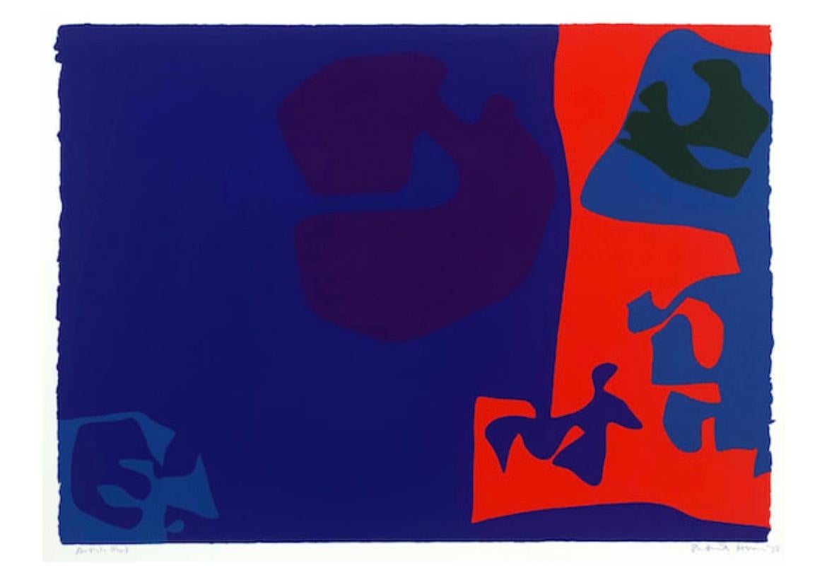 Patrick Heron Abstract Print – Januar 1973, Teller 17