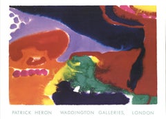 Vintage Patrick Heron 'Waddington Galleries' 1988- Offset Lithograph