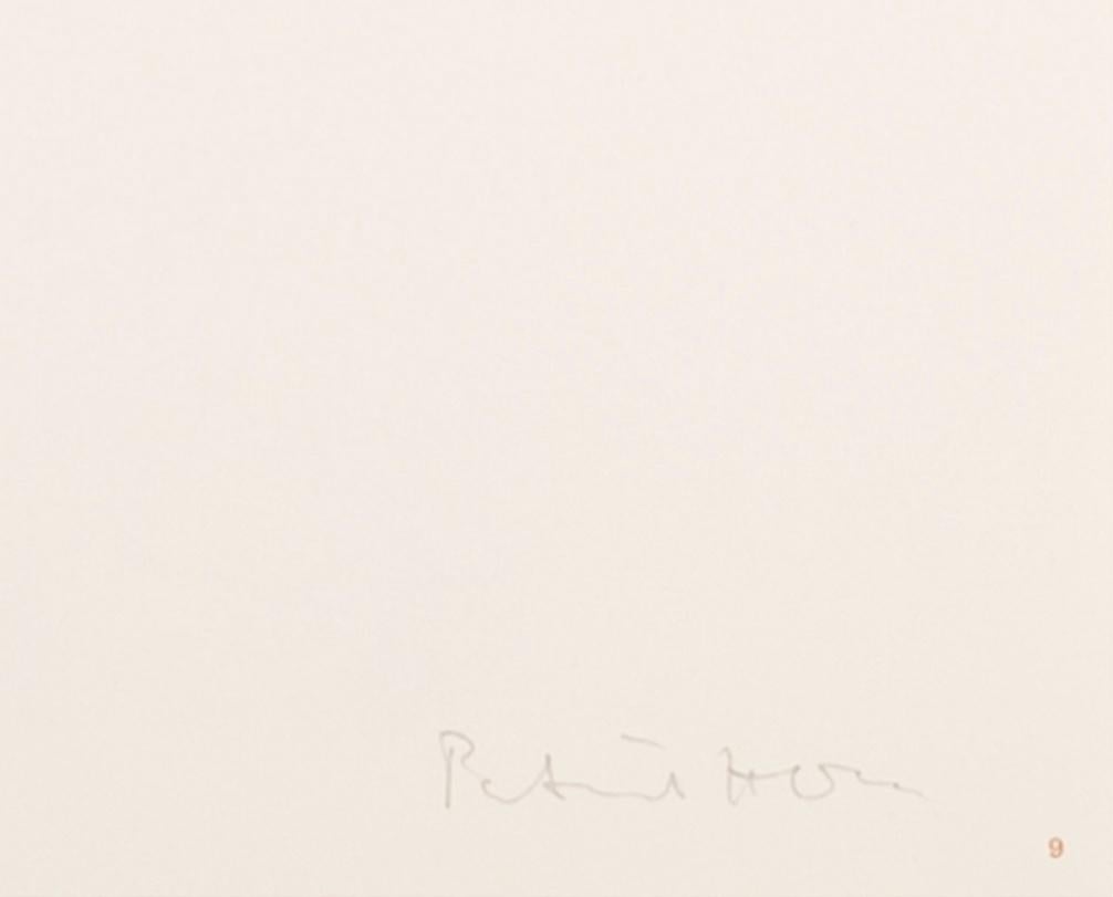 Shapes of Colour 9 - Patrick Heron Abstract 1978 Screenprint with Blue + Orange For Sale 4