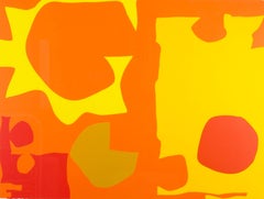 Six in Light Orange with Red in Yellow: April 1970 - Patrick Heron, Print 1970