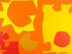 Six in Light Orange with Red in Yellow : April by Patrick Heron, 1970