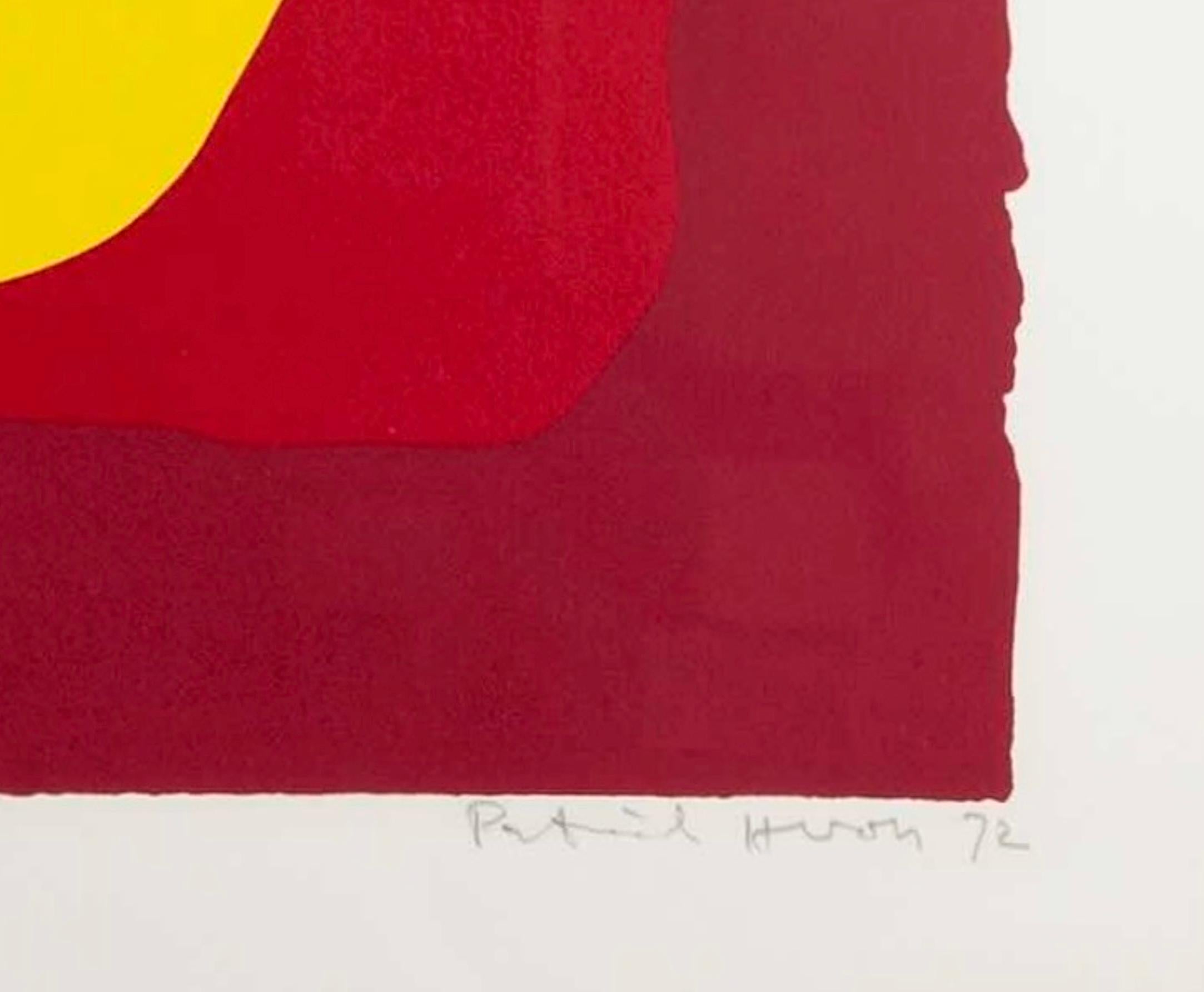 Untitled, from Rothko Memorial Portfolio - Patrick Heron Abstract Screenprint For Sale 2