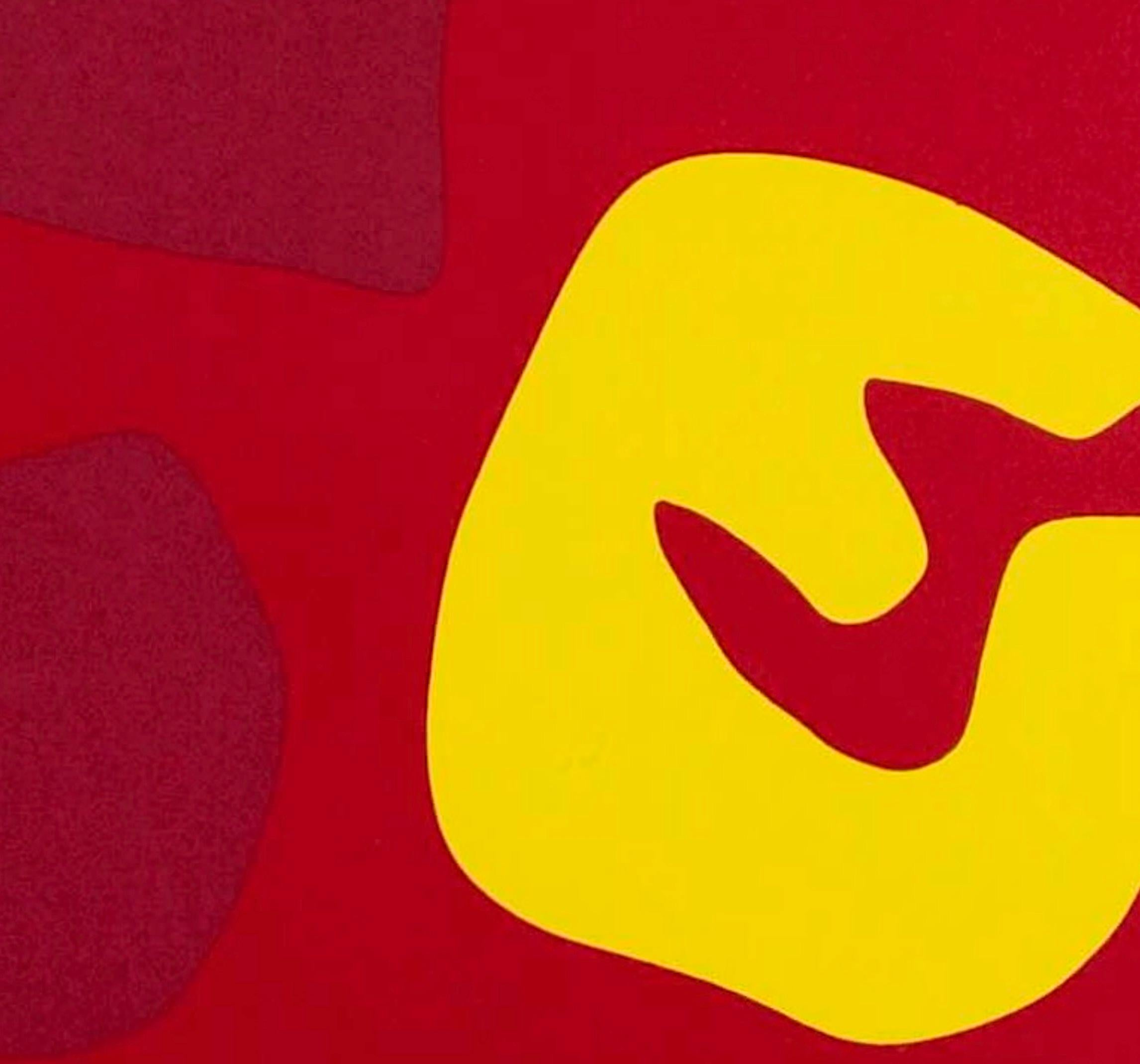 Untitled, from Rothko Memorial Portfolio - Patrick Heron Abstract Screenprint For Sale 3