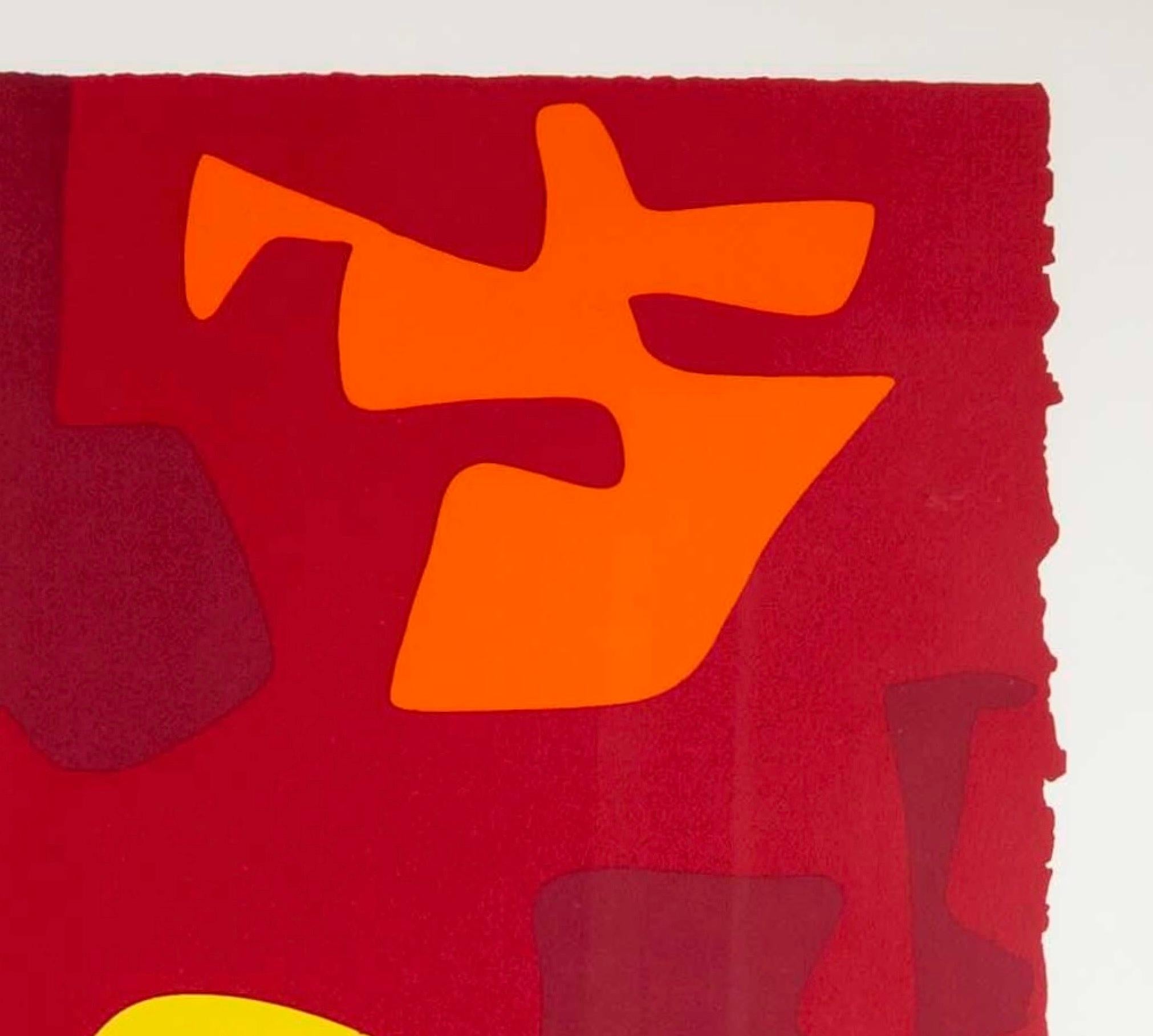 Untitled, from Rothko Memorial Portfolio - Patrick Heron Abstract Screenprint For Sale 4