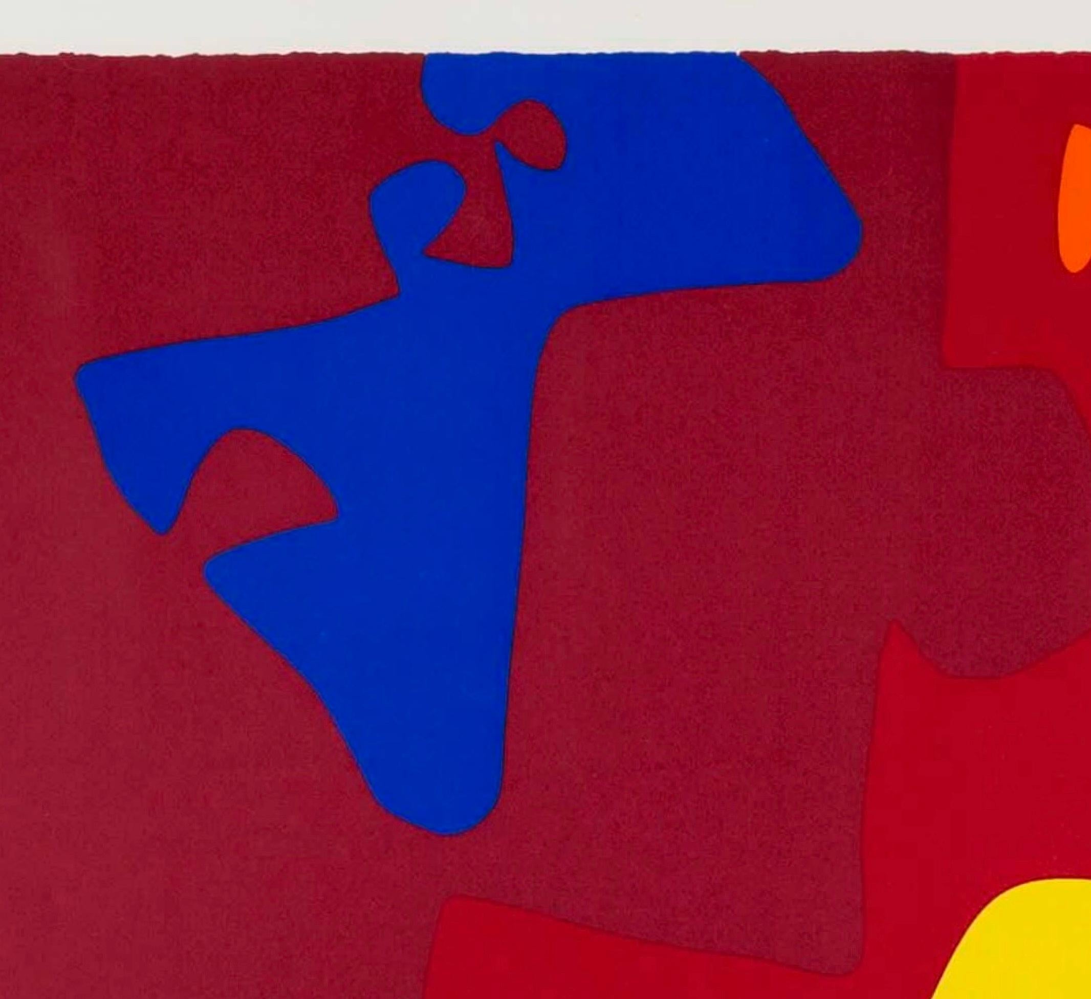 Untitled, from Rothko Memorial Portfolio - Patrick Heron Abstract Screenprint For Sale 5