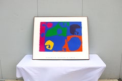 Patrick Heron "Enero 1973 : 14" Obra de Arte Abstracta Serigrafiada por la Tate Gallery