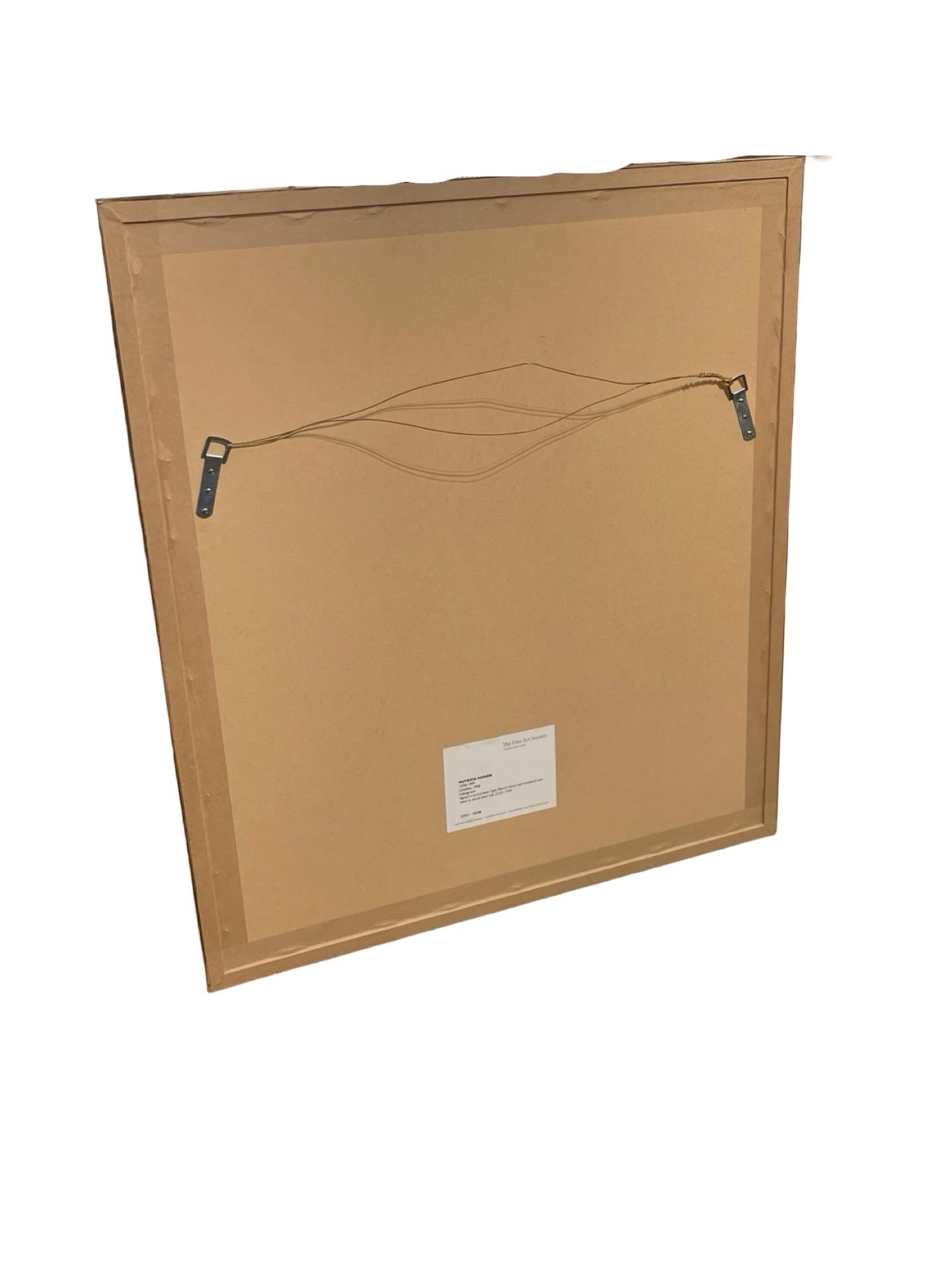 Patrick Heron Lithografie grün und grau gestreift, 1958 im Zustand „Hervorragend“ im Angebot in Pasadena, CA