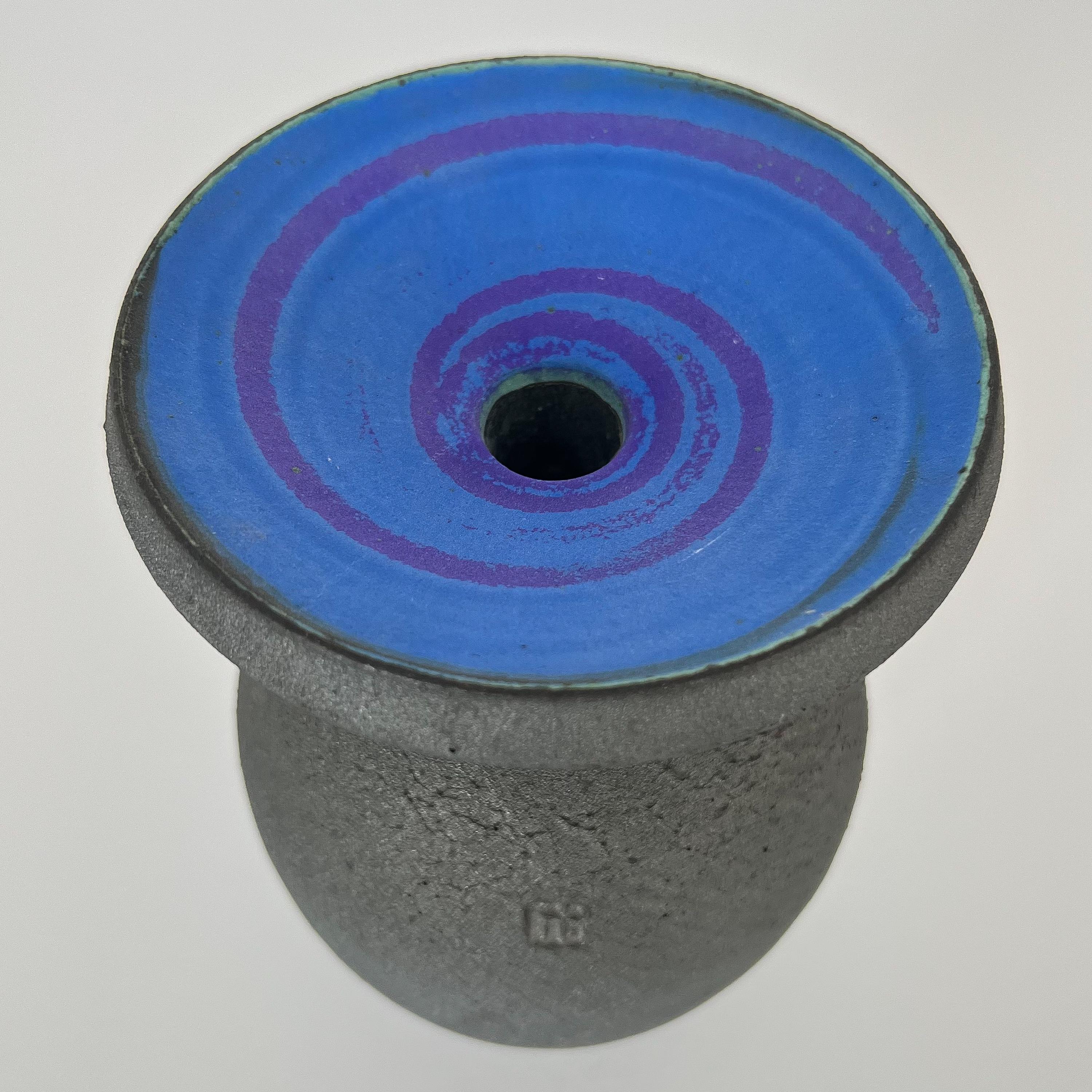 Modern Patrick Horsley Glazed Stoneware Pottery Vase