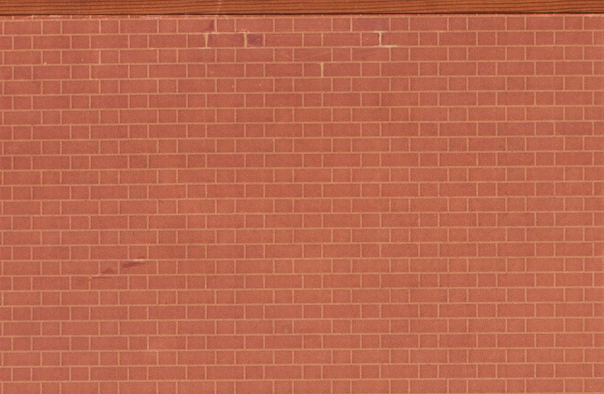 1966 Patrick Hughes 'House Bricks' collage on board, inscribed and titled For Sale 1