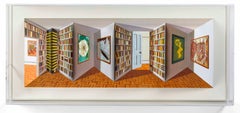 Livres de bibliothèque 3D Optical Library de Apartment Hughes - Mouvement Perspective moderne