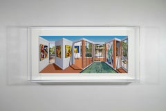 Patrick Hughes - Maeght, contemporary, op art, optical, reverspective, fondation