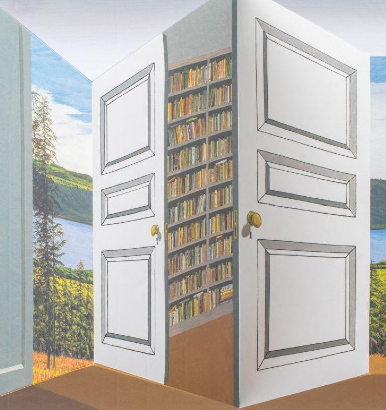 Patrick Hughes „Double Doors“ 3-D-Lithographie im Zustand „Gut“ in New York, NY