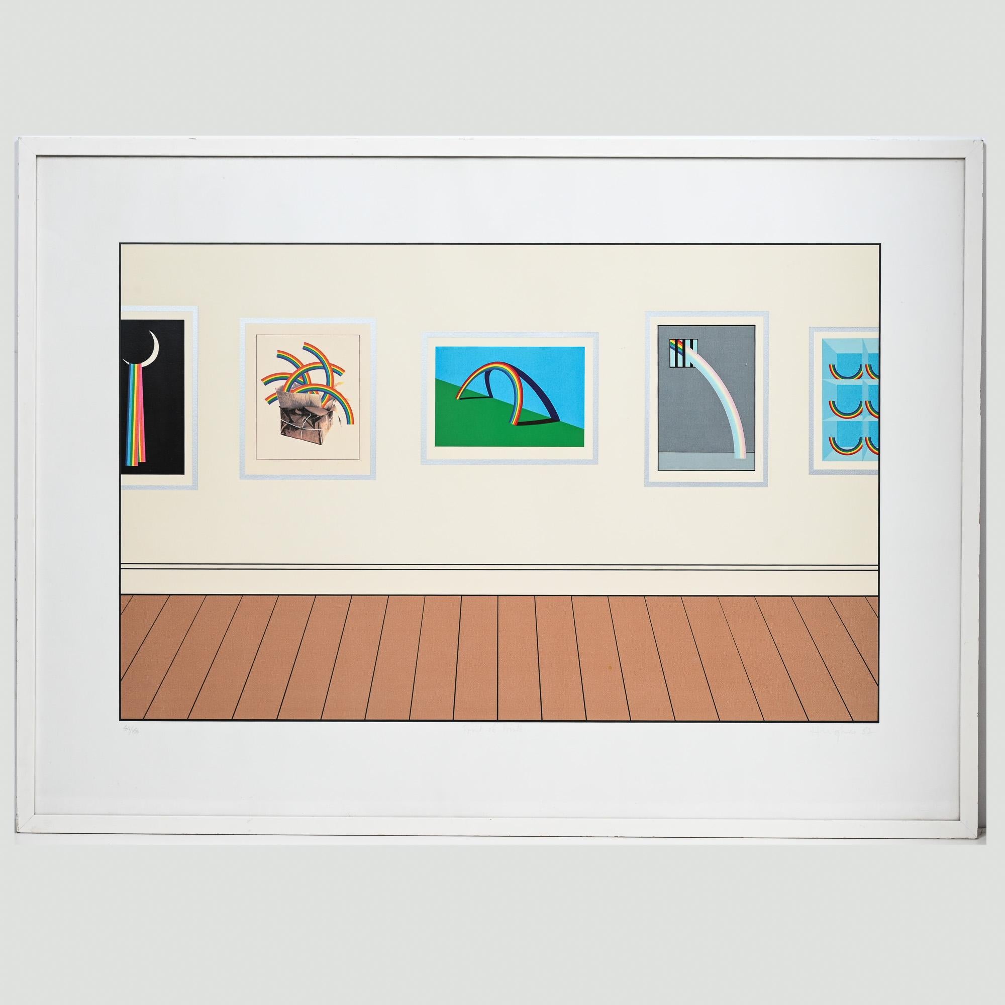 Patrick Hughes Siebdruck 