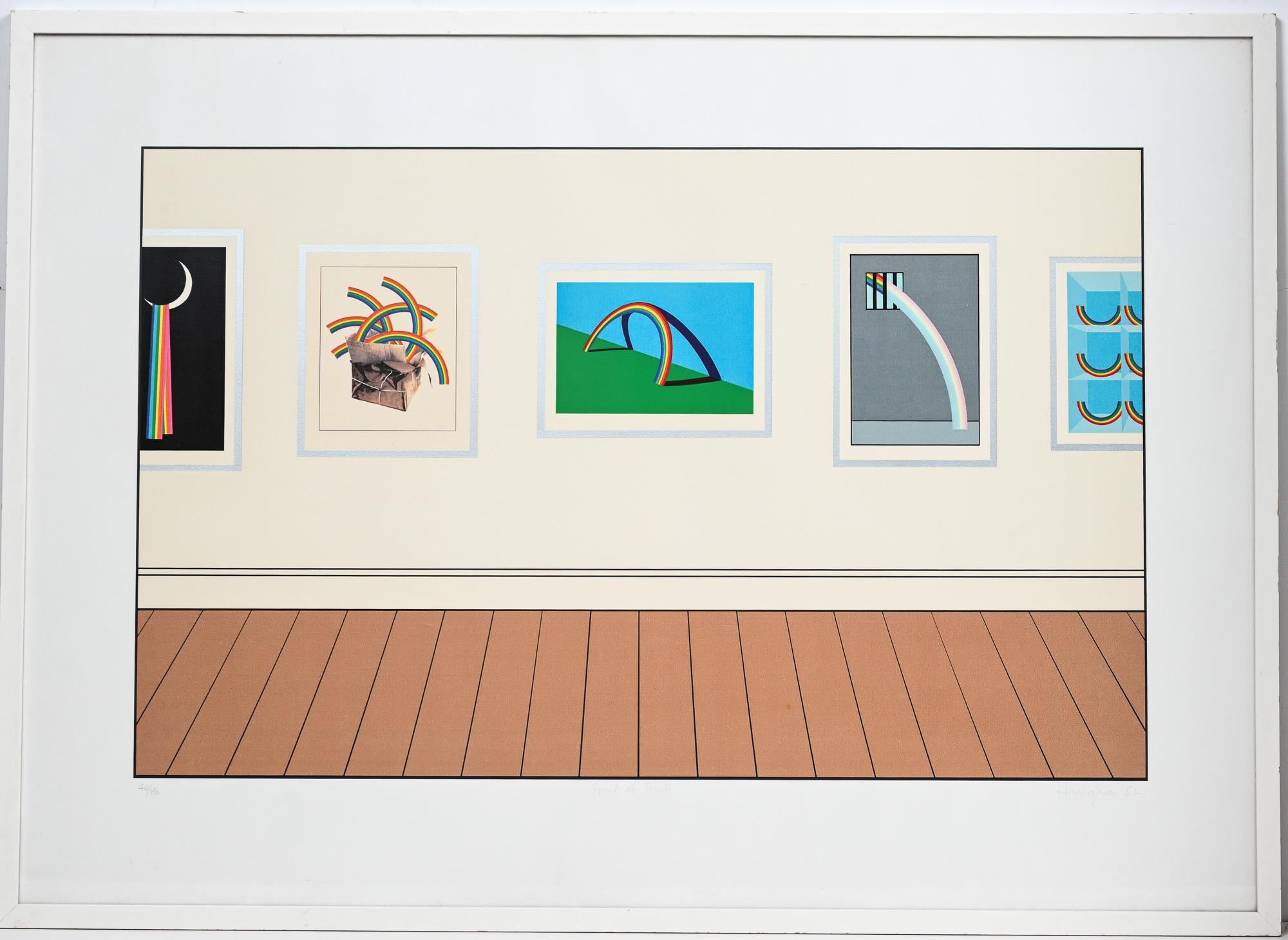 Patrick Hughes Siebdruck 