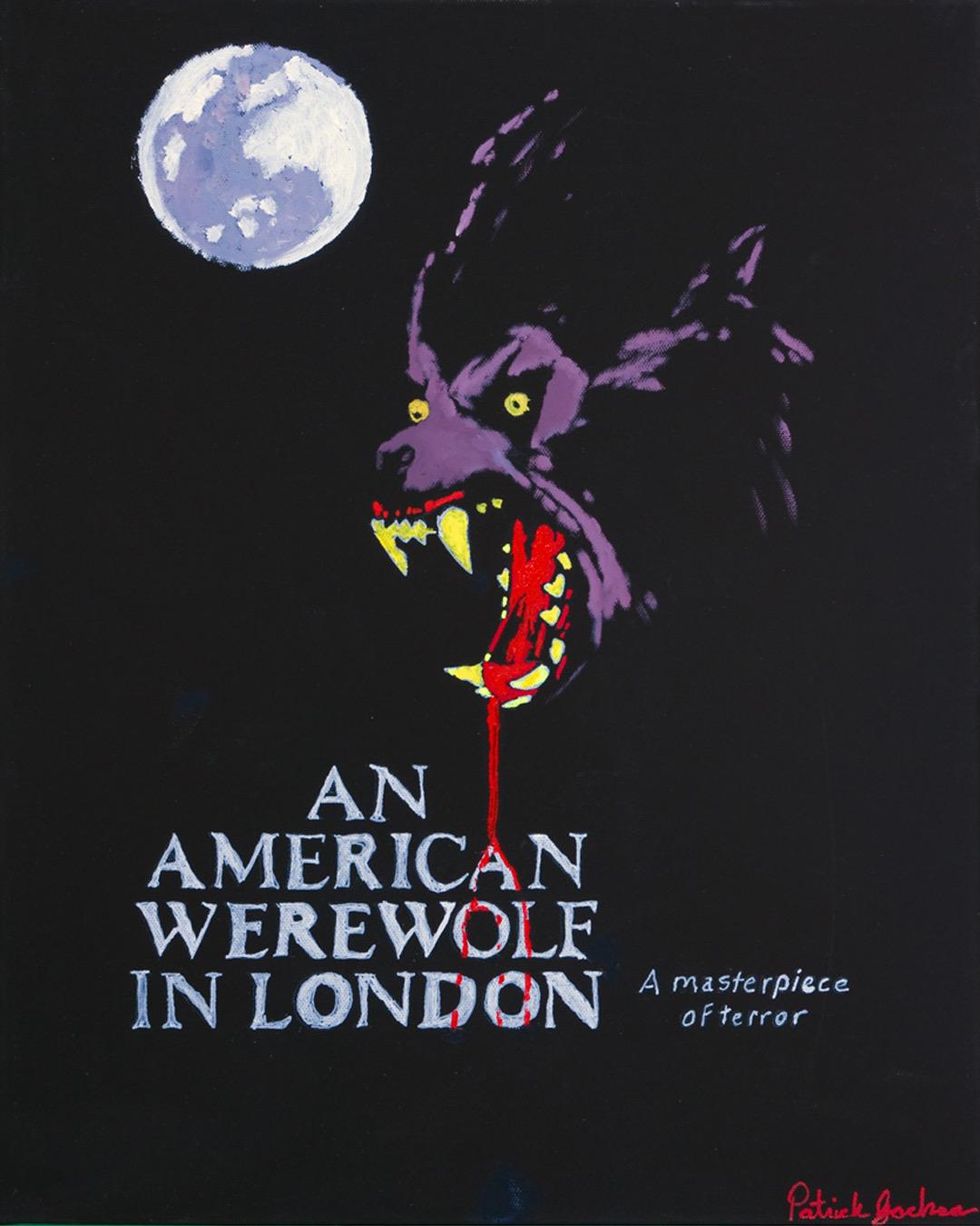 Patrick Jackson Figurative Painting - An American Werewolf in London