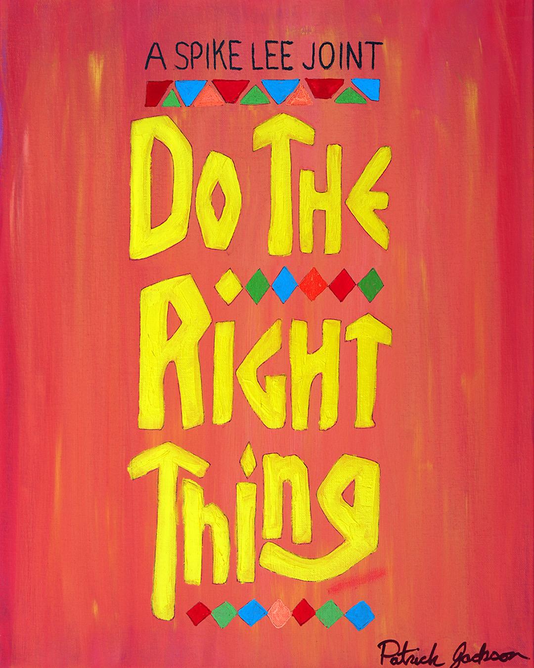 Patrick Jackson Figurative Painting - Do The Right Thing