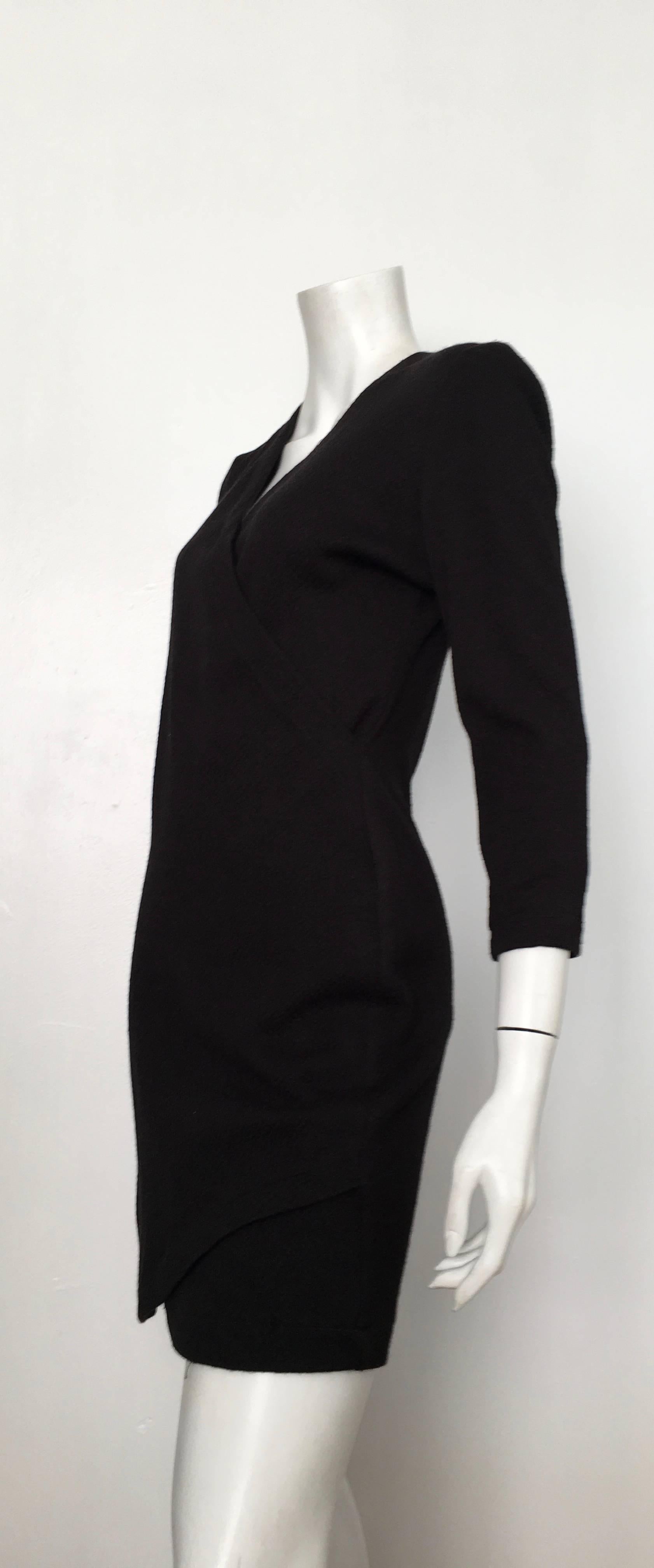 Patrick Kelly 1980s Black Cocktail Dress Size 6 / 8.  For Sale 5