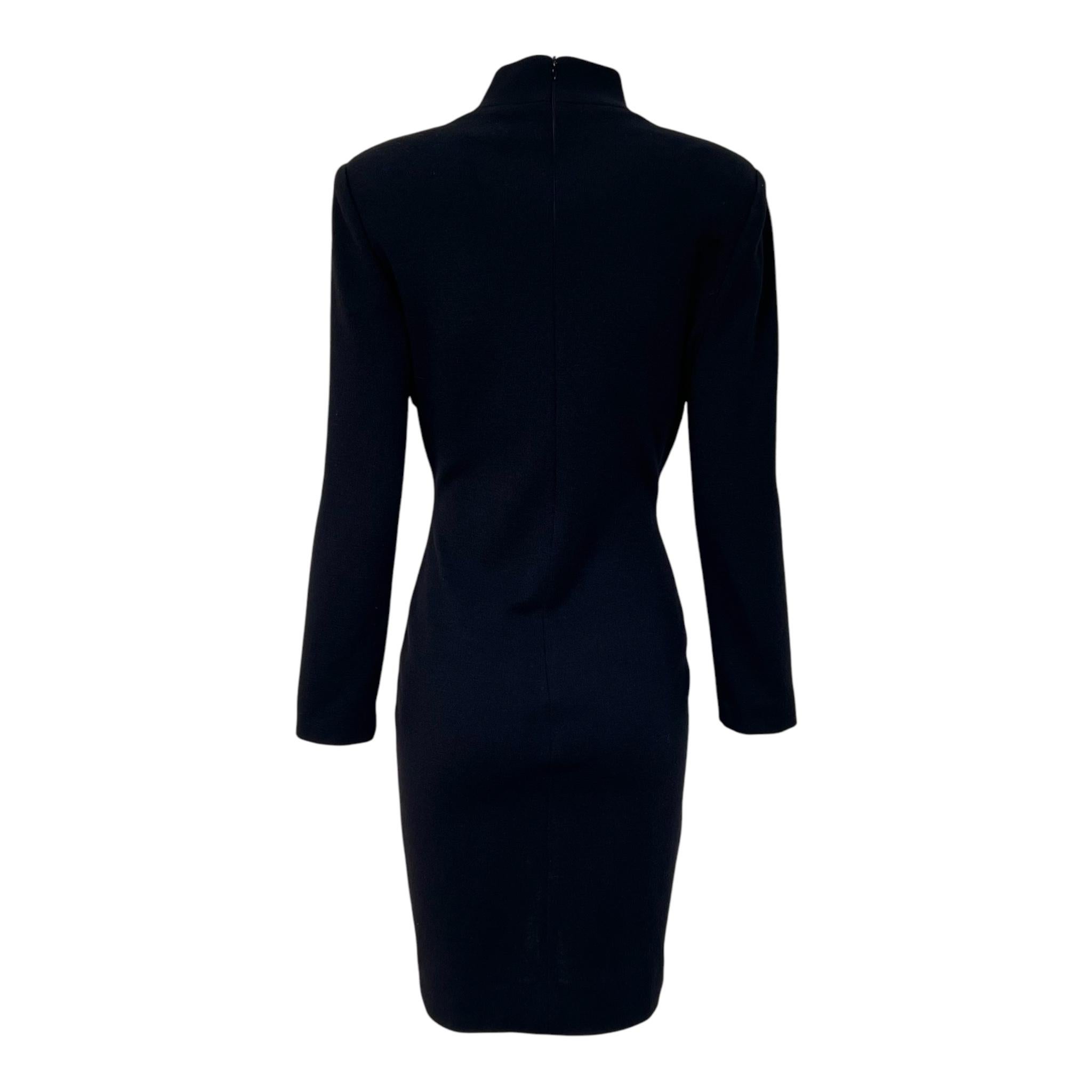 Patrick Kelly A/W 1989 Rotes und schwarzes Bolero-Laufstegkleid aus Wolle im Angebot 2