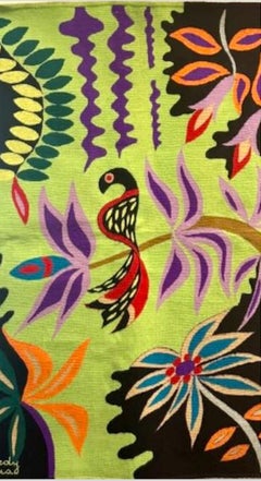 Patrick Kennedy Bahia Tapestry of Bird and Flowers