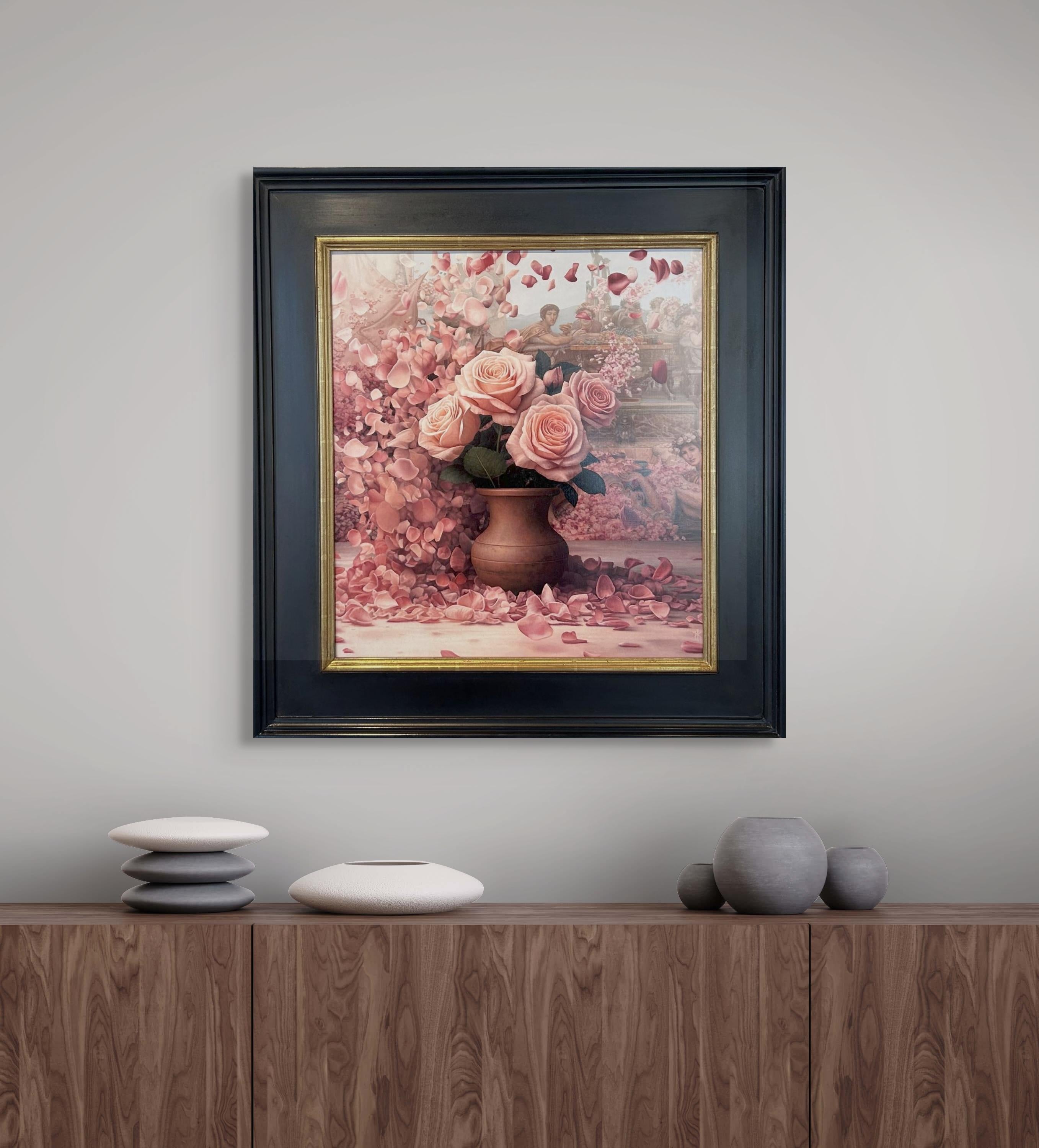 Dieses schöne original fotorealistische Ölgemälde von Patrick Kramer ist gerahmt 30,25 x 28,25 Zoll groß und kann aufgehängt werden.

Über den Künstler:

Patrick Kramer wurde in Kaysville, Utah, geboren und wuchs dort als jüngstes Kind deutscher