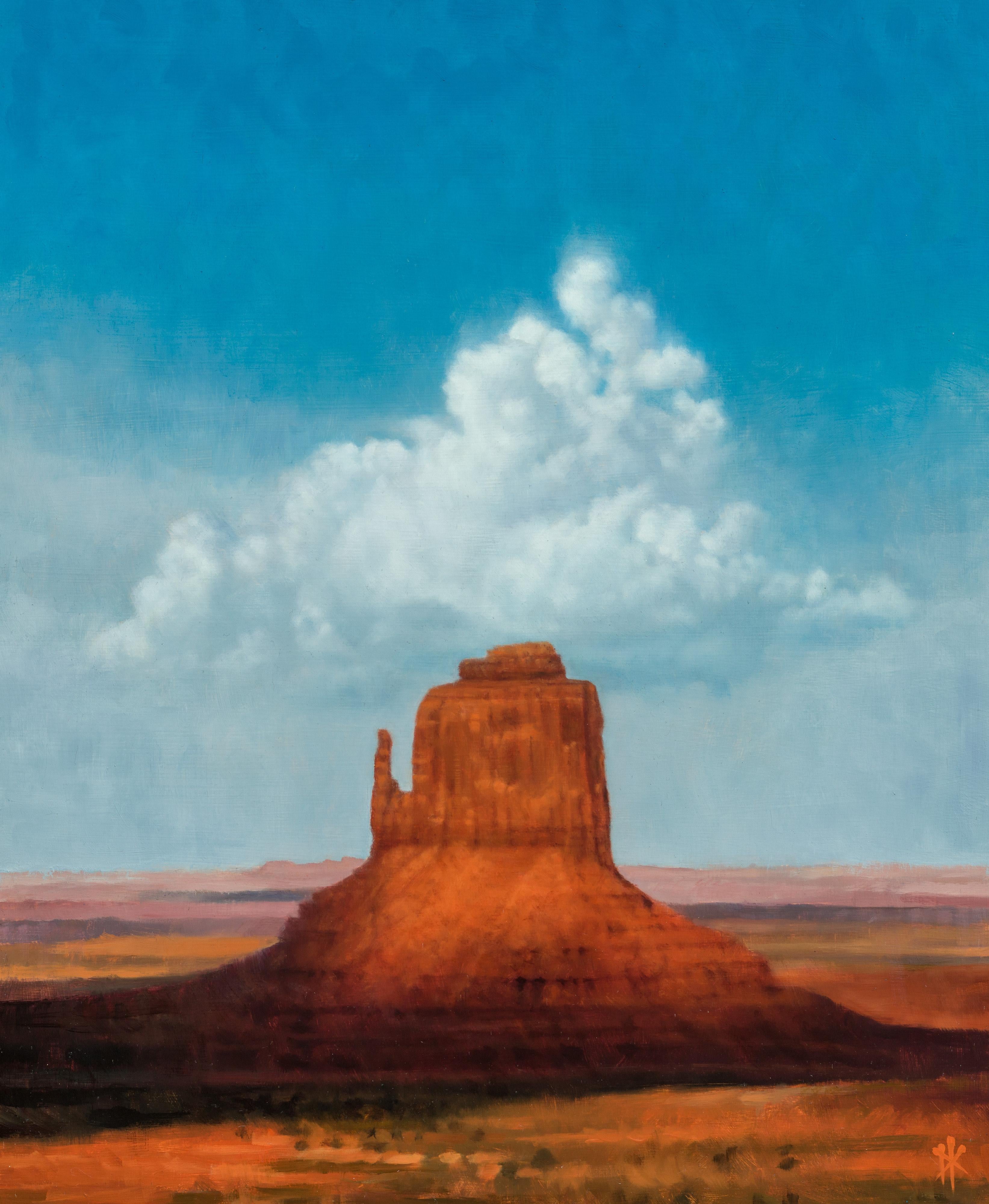 Patrick Kramer Figurative Painting - "Heaven and Earth (Monument Valley)" Oil Painting