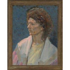 Patrick Lambert Larking ROI (1907-1981) - Oil, Portrait of a Woman 83